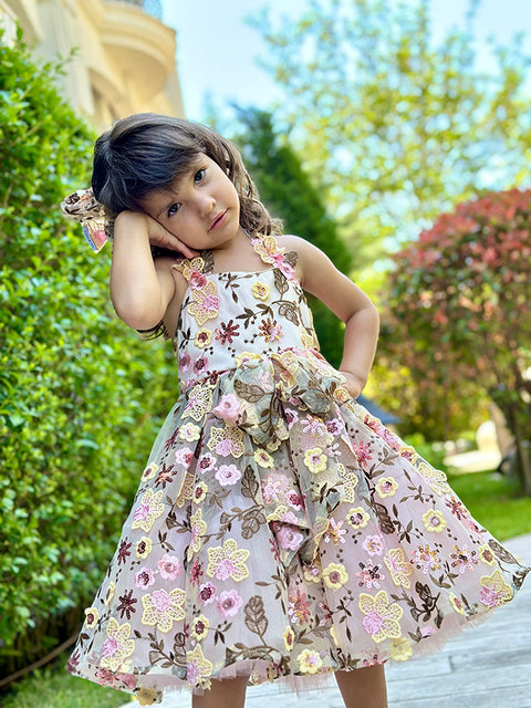 Fleur d’Été Детска рокля на цветя