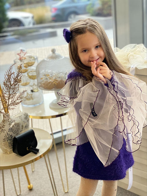 Violet Mist Tunic Dress in Purple