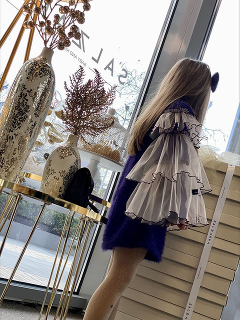 Violet Mist Tunic Dress in Purple