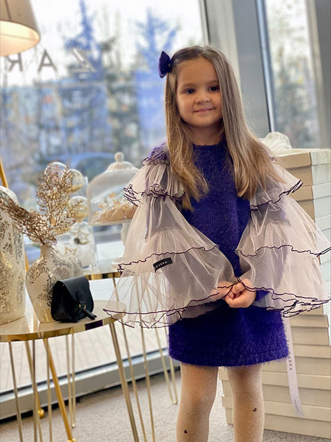 Violet Mist Tunic Dress in Purple