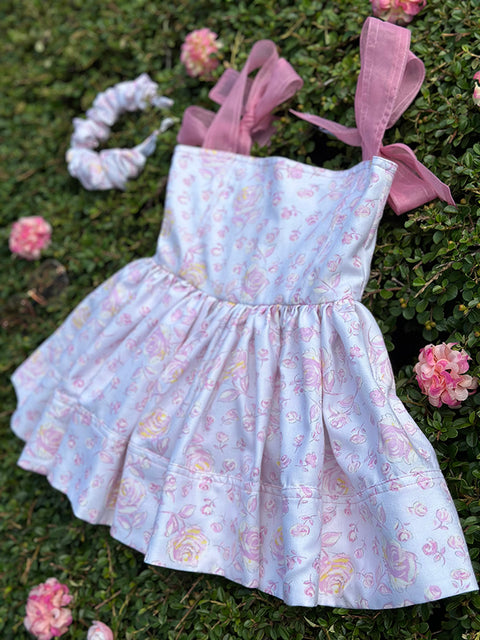 Fleur de Rêve рокля от вискоза с флорална щампа