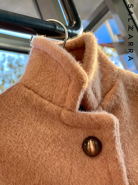 Cocoa Belle Coat Brown wool coat