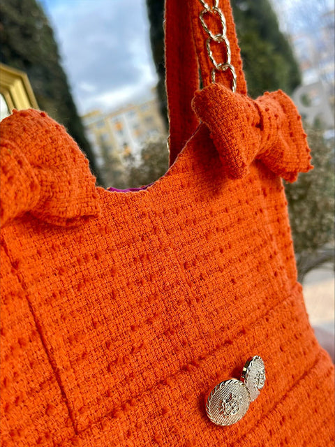 Orange Bijou Dress