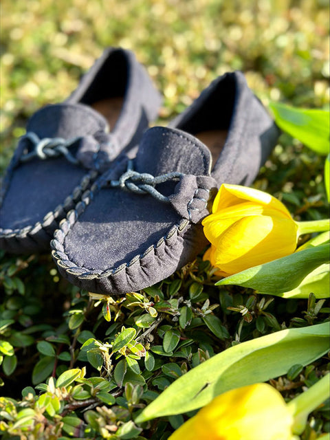 Royal Step Children's suede loafers in three colors