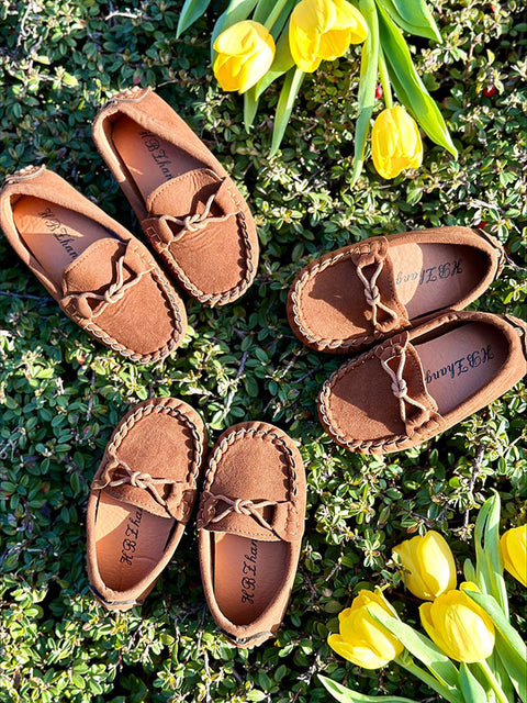 Royal Step suede loafers in brown