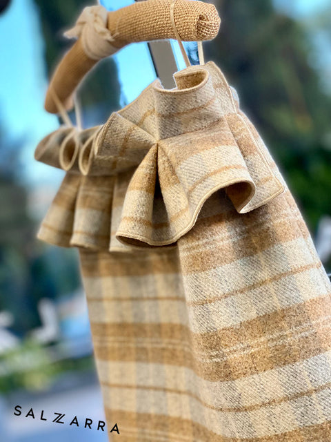Caramel Whisper Wool Skirt