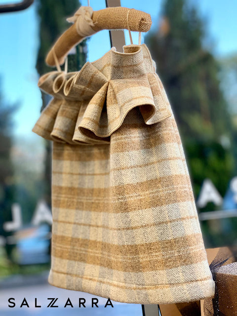 Caramel Whisper Wool Skirt