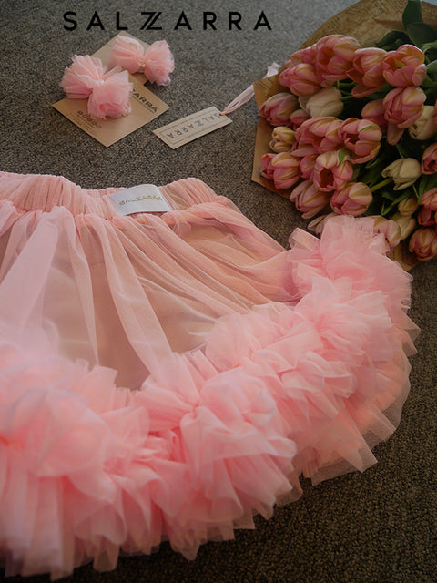 Chewing Gum Mesh Skirt