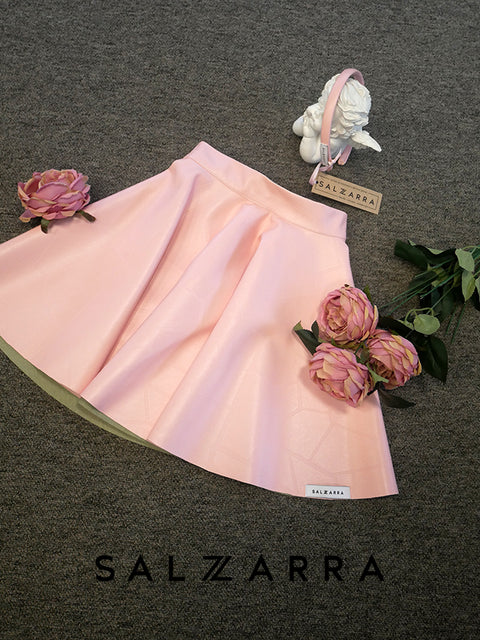 Baby Pink Розова пола от еко кожа