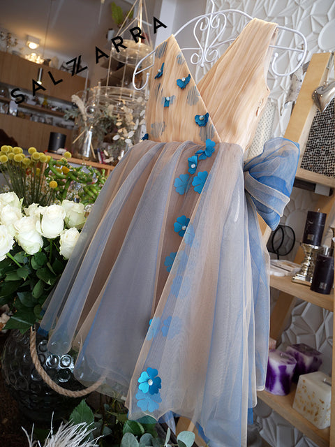 Floréan Dream Dress Children's formal dress with tulle and flowers