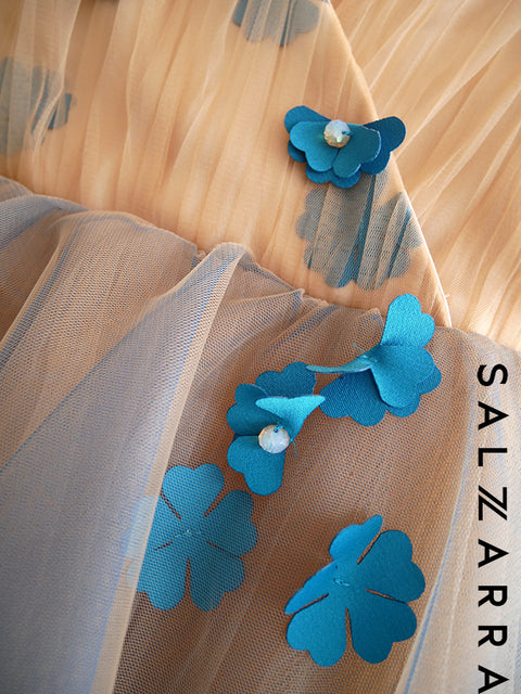 Floréan Dream Dress Children's formal dress with tulle and flowers