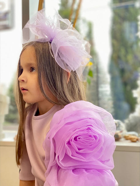 Alba Children's purple neoprene leggings