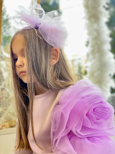 Alba Children's purple neoprene leggings