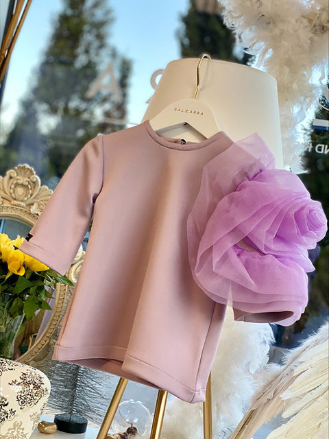 Alba Children's purple neoprene leggings