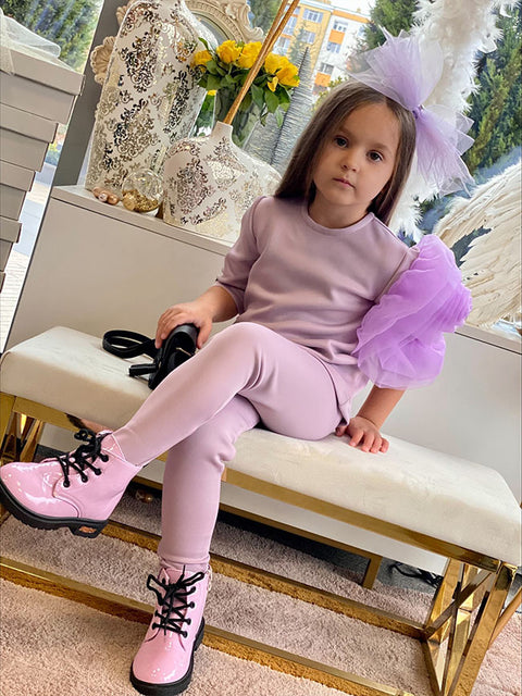 Alba Children's blouse with flower