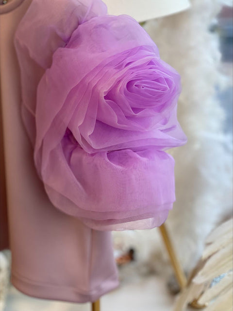 Alba Children's blouse with flower