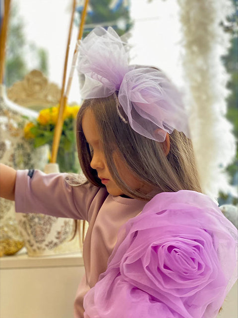 Alba Children's blouse with flower