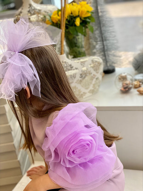 Alba Children's blouse with flower