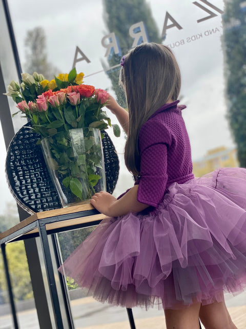 Violet Charm Dress Tulle dress in purple