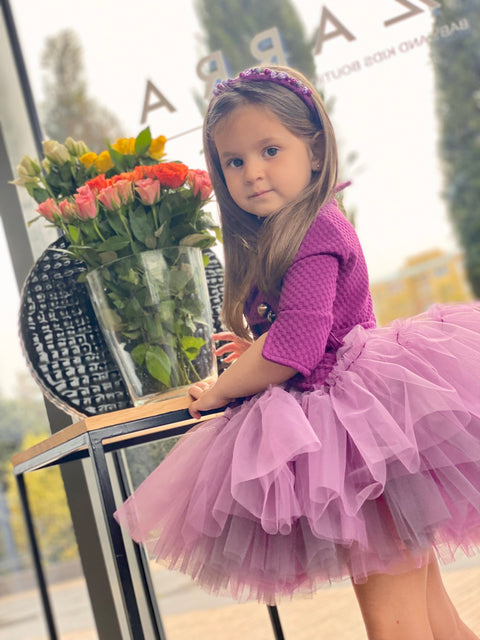 Violet Charm Dress Tulle dress in purple