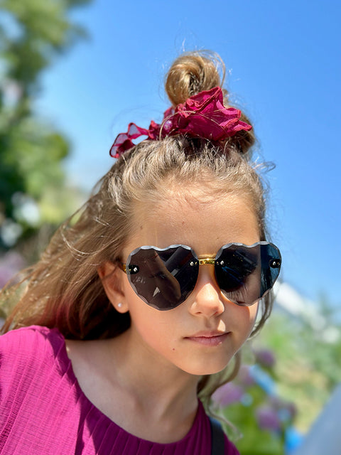 Berry Chic Crop Top Children's crop top from Soleil in purple
