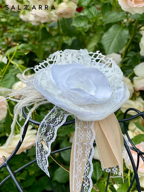 Roselace Couture Бяла рокля