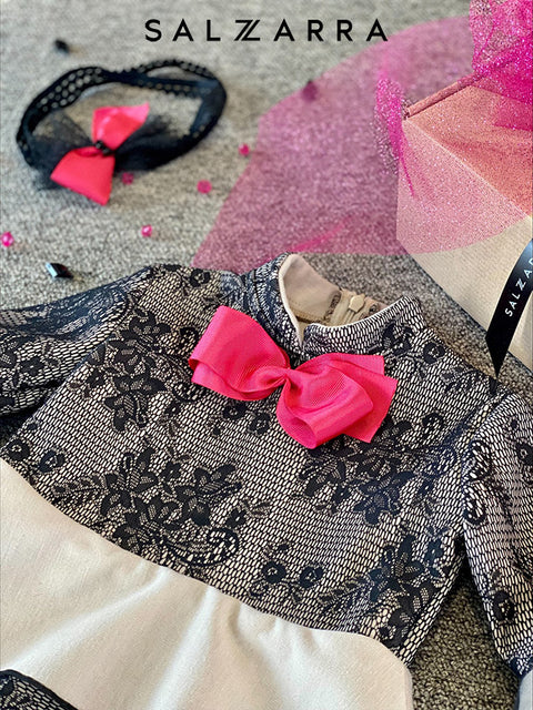 Grace Dress Детска рокля черна дантела