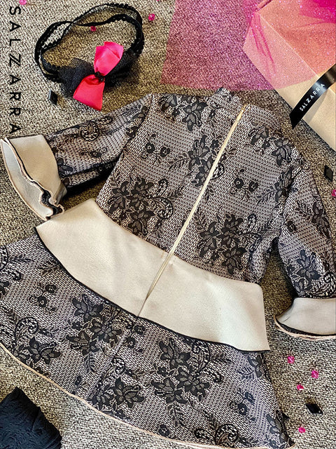 Grace Dress Детска рокля черна дантела