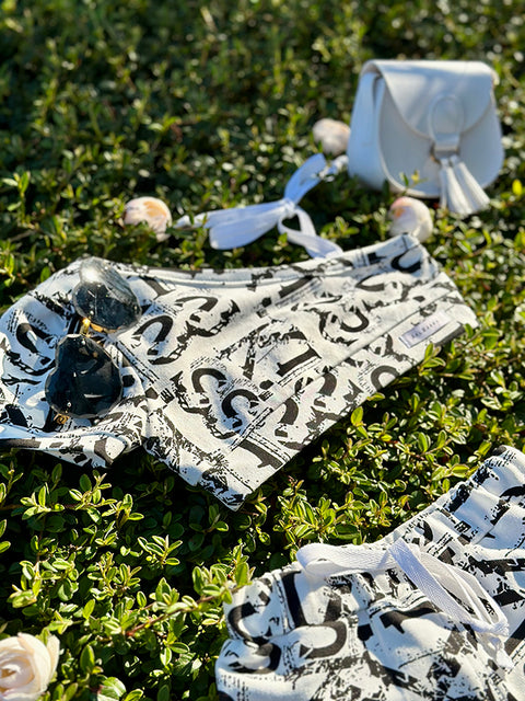 Monogram Style Set Детски летен сет