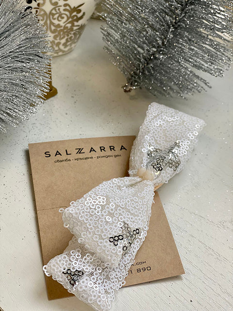 Starlet Shine Dress with Collar and Sequins