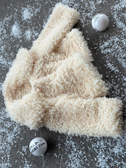 Snowy Fluff Детско палто в цвят ivory