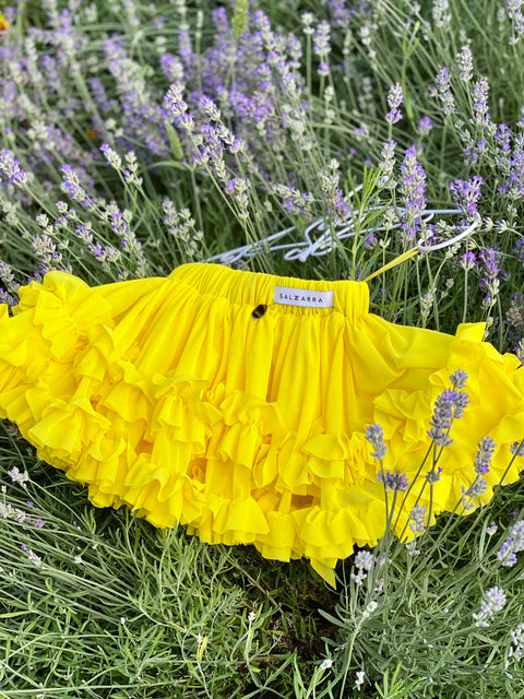 Sunny Ruffles Children's Yellow Skirt