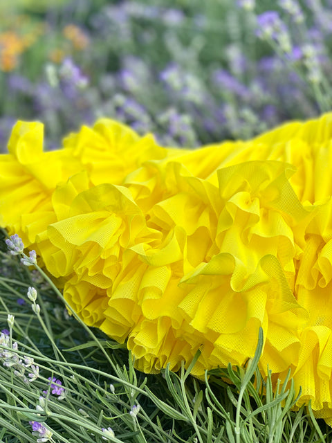 Sunny Ruffles Children's Yellow Skirt