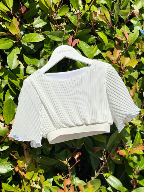 White Breeze White Soleil Top and Pants Set