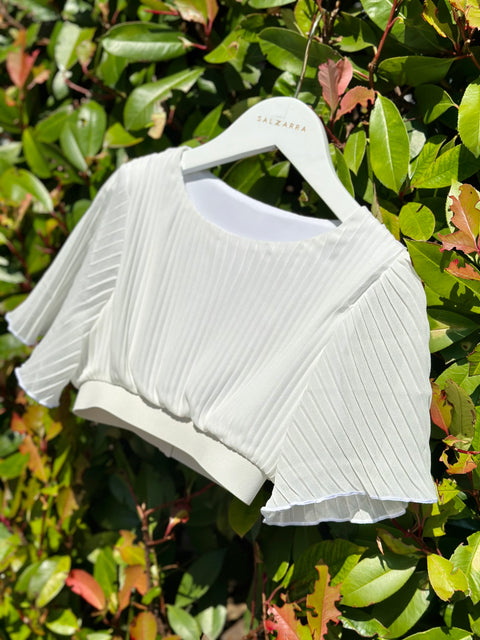 White Breeze White Soleil Top and Pants Set