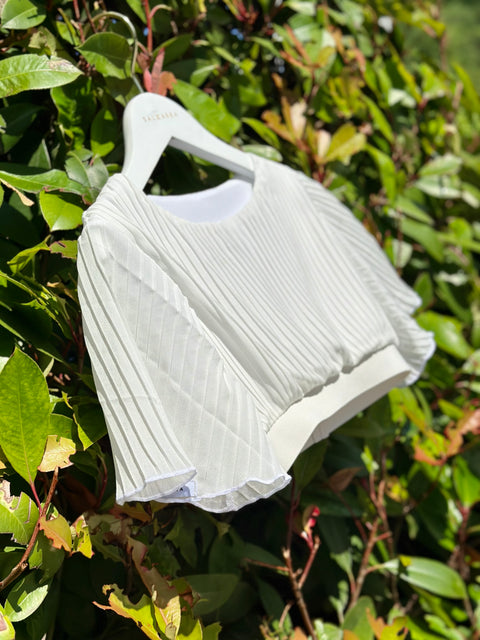 White Breeze White Soleil Top and Pants Set