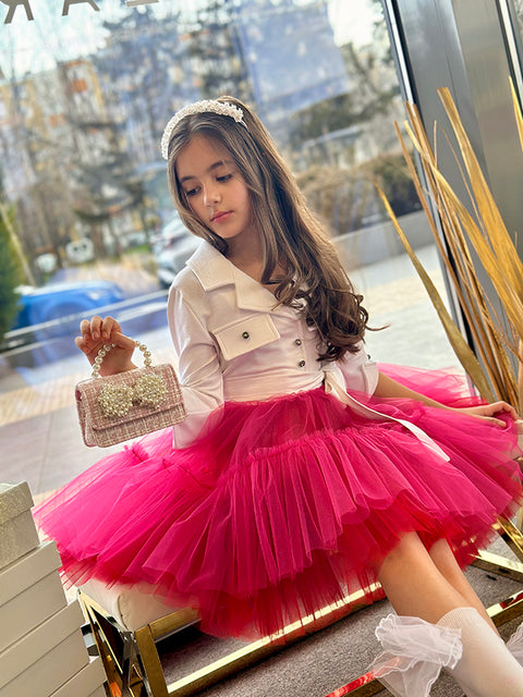 Cyclamen Cloud Dress