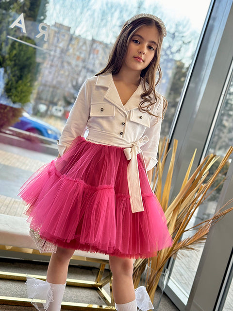 Cyclamen Cloud Dress