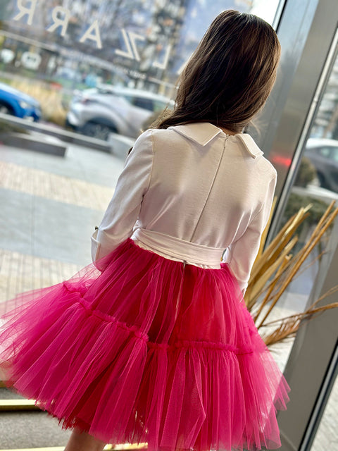 Cyclamen Cloud Dress