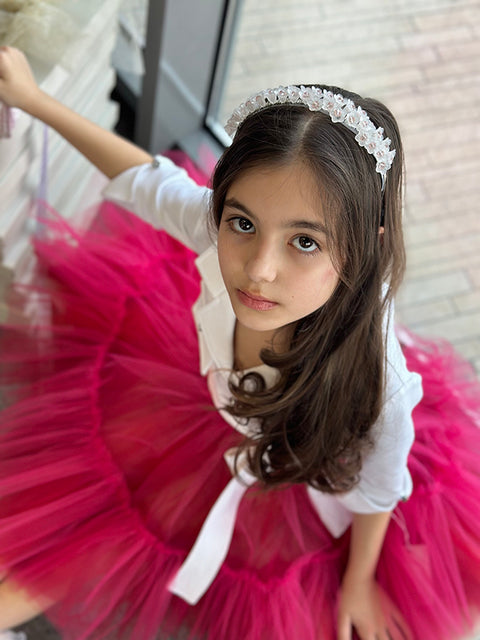 Cyclamen Cloud Dress