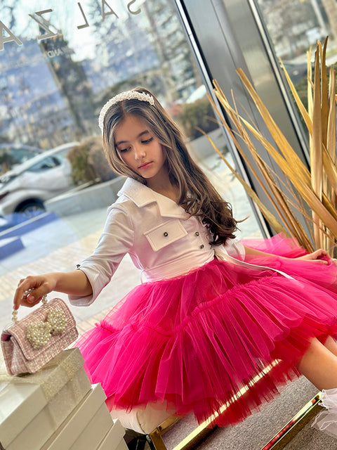 Cyclamen Cloud Dress