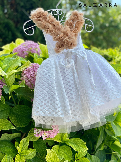 Magnolia Incantata Рокля с гол гръб с цветя