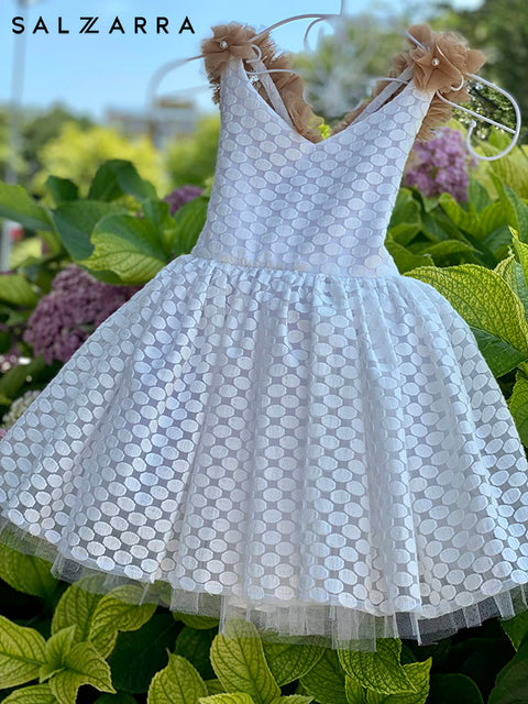 Magnolia Incantata Рокля с гол гръб с цветя