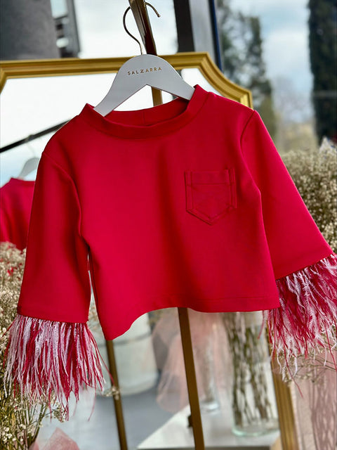 Sweet Watermelon Feather set