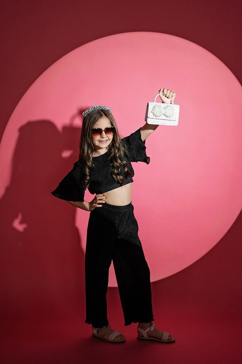 Black Soleil Pants Детски панталон солей в черно