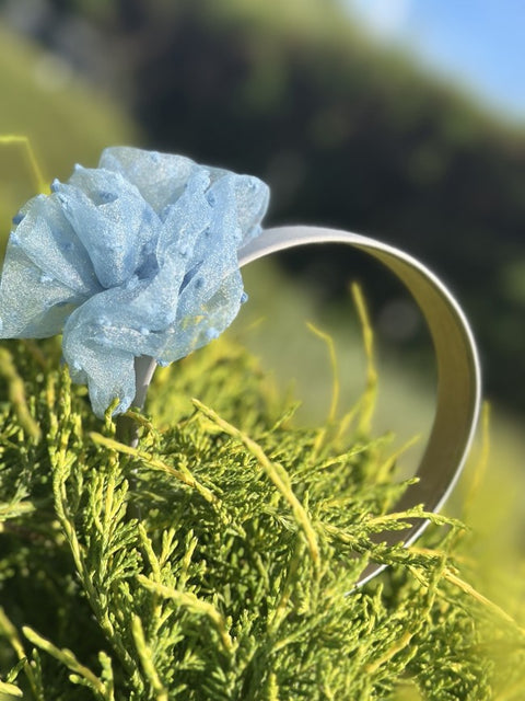 Blue Rose Диадема от органза