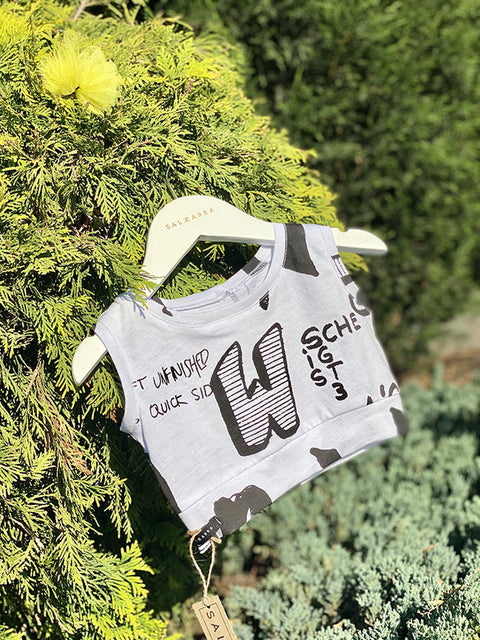 Wild Spirit Crop Top Къс топ с щампа