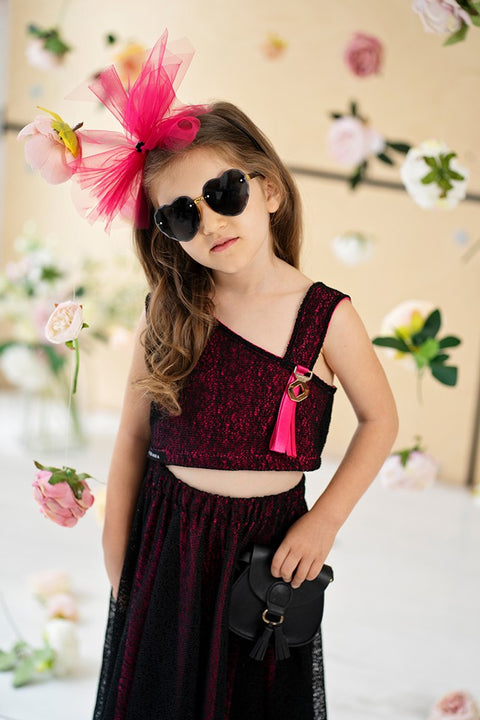 Velour Éclat Top Детски crop топ