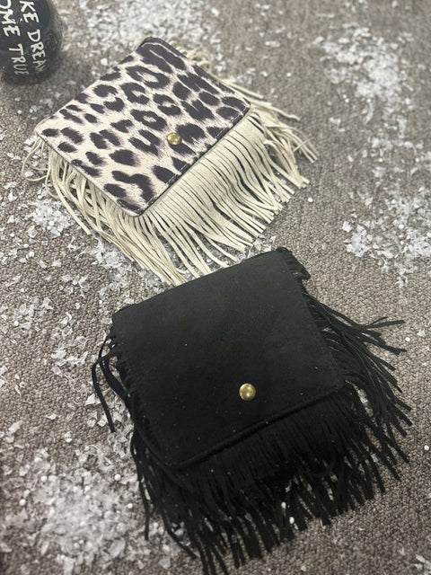 Чанта Desert Fringe – с ресни в два цвята