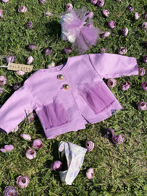 Violet Charm Детско сако във виолетово